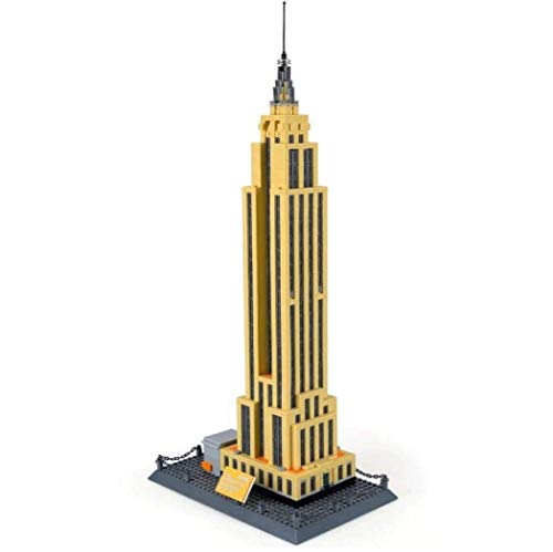 WANGE Empire State de Nueva York. Modelo de Arquitectura para armar con Bloques de construcción