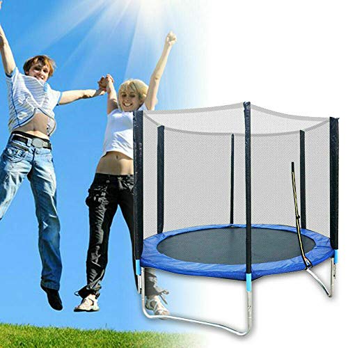 Wangkangyi Cama elástica de jardín de 183 cm de diámetro, para niños, para fitness, con red de seguridad, accesorios de hasta 300 kg, para deportes al aire libre