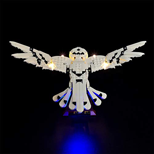 WEEGO Kit de iluminación LED para Lego Harry Potter Hedwig, Juego de luces compatible con Lego 75979 Bloques de Construcción- Solo luz LED