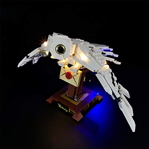 WEEGO Kit de iluminación LED para Lego Harry Potter Hedwig, Juego de luces compatible con Lego 75979 Bloques de Construcción- Solo luz LED