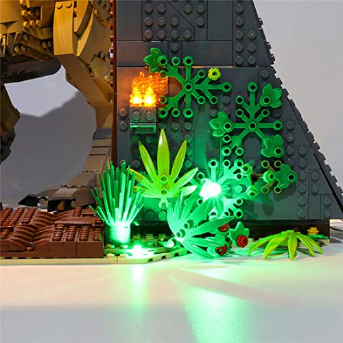 WEEGO Set de iluminación LED para Lego Jurassic World Jurassic Park T. rex Rampage – Juego de luces USB, compatible con modelo Lego 75936 (sin set Lego)