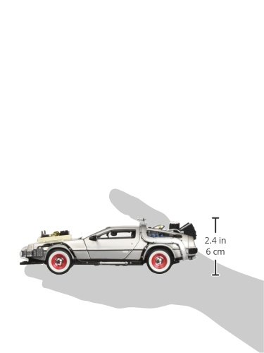 Welly 22444 - Maqueta de coleccionista del Coche Delorean (Metal, de la película Regreso al Futuro, Escala: 1:24)