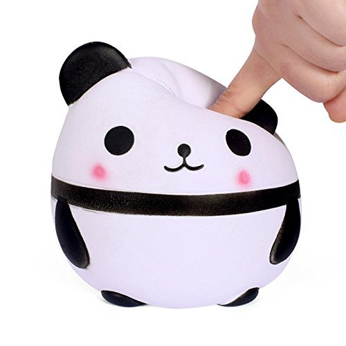 WeYingLe Squishy Panda Jumbo Juguete Blando Perfumado con Crema Juguete para niños y Adultos Bonito Juguete antiestrés Panda Grande (Blanco) (Blanco)