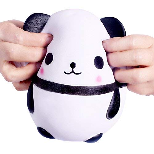 WeYingLe Squishy Panda Jumbo Juguete Blando Perfumado con Crema Juguete para niños y Adultos Bonito Juguete antiestrés Panda Grande (Blanco) (Blanco)