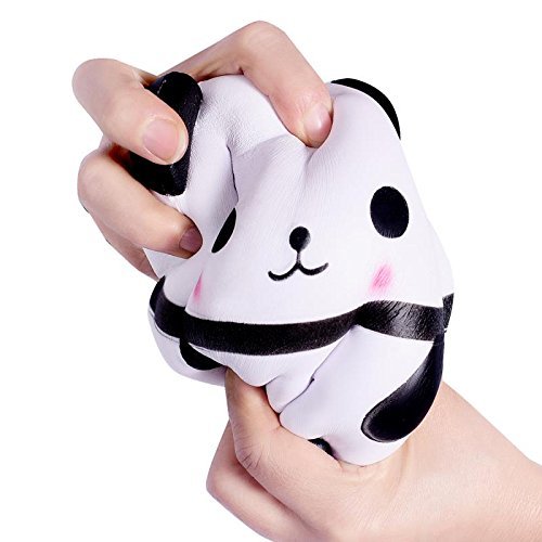 WeYingLe Squishy Panda Jumbo Juguete Blando Perfumado con Crema Juguete para niños y Adultos Bonito Juguete antiestrés Panda Grande (Blanco) (Blanco)