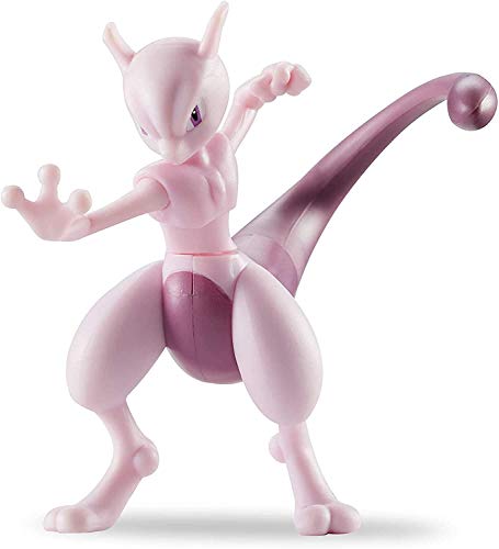 Wicked Cool Toys, LLC Pokemon 12 cm Battle Feature Action Figure – Mewtwo