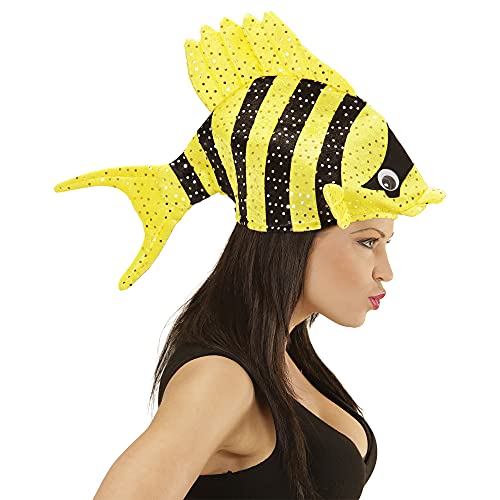 WIDMANN 01091 ? Pescado Tropical Sombrero, Amarillo, De Talla única