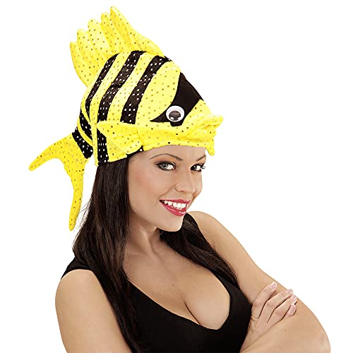 WIDMANN 01091 ? Pescado Tropical Sombrero, Amarillo, De Talla única