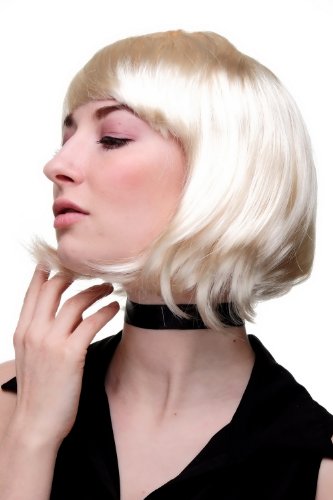 WIG ME UP- Peluca Corta de Pelo Bob Color Rubio Claro Fiesta Disco GO GO Girl PW0114-P88