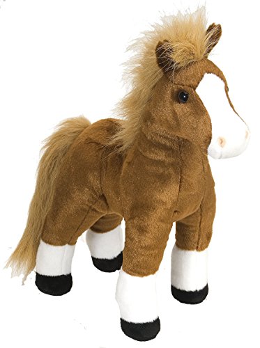 Wild Republic - Caballo de peluche Cuddlekins, 30 cm, color marrón (16994)