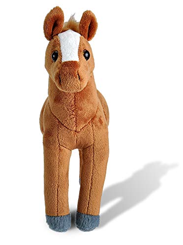 Wild Republic - Mini caballo de Peluche Cuddlekins, 20 cm, color marrón (13595)