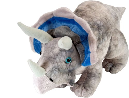 Wild Republic - Peluche Dinosauria Triceratops, 25 cm (15490)