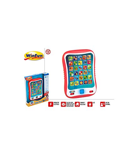 WinFun - Tableta educativa con luz y sonidos (ColorBaby 44256)