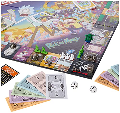 Winning Moves - Rick and Morty Monopoly Italian Edition, 036504.