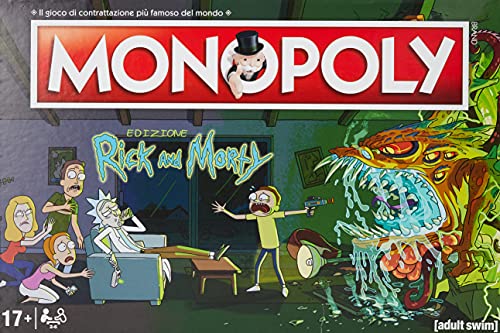 Winning Moves - Rick and Morty Monopoly Italian Edition, 036504.