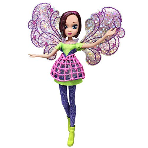 Winx Club Tecna | Hada Cosmix Muñeca con Alas Holográficas Móviles