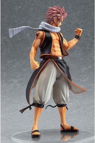 WMYATING Realista y Divertido Anime Figure Fairy Tail Naz Doragnir Edición Premium Figura Boxed Modelo Modelo Estatua Muñeca Escultura Altura 23 cm