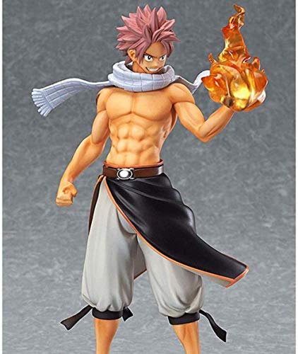 WMYATING Realista y Divertido Anime Figure Fairy Tail Naz Doragnir Edición Premium Figura Boxed Modelo Modelo Estatua Muñeca Escultura Altura 23 cm