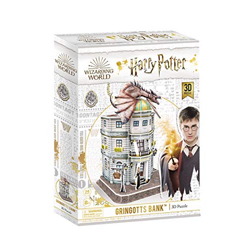 World Brands-El Banco Gringotts Harry Potter, Cubic Fun, puzle, rompecabezas, maquetas para montar, puzzles 3D, kit de construcción, multicolor DS1005H