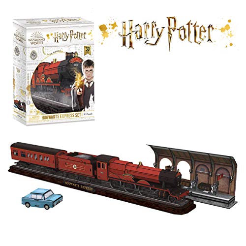 World Brands - Harry Potter - Expreso de Hogwarts Puzzles 3D, Kit de Construcción, Multicolor, DS1010H