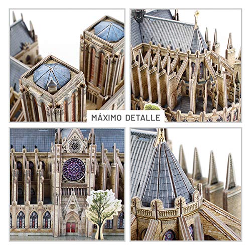 World Brands- National Geographic Puzzle 3D Notre Dame de Paris, Color variado (Tachan DS0986h)