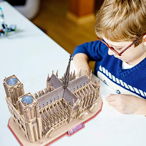 World Brands- National Geographic Puzzle 3D Notre Dame de Paris, Color variado (Tachan DS0986h)