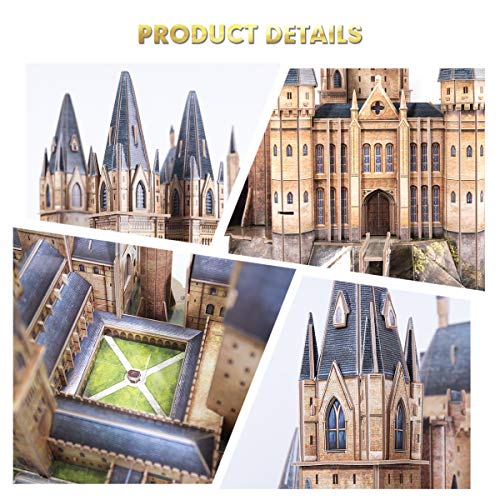 World Brands - Puzzle 3D Harry Potter, Torre de Astronomía Hogwarts, Puzzles 3D, Maquetas para Construir Adultos, Regalos Divertidos, Regalo para Niños, Decoracion Habitacion, 243 Piezas