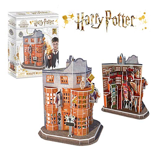 World Brands Tienda de Articulos de Broma Weasley's de Harry Potter, Cubic Fun, puzle, rompecabezas, maquetas para montar, puzzles 3D, kit de construcción, multicolor DS1007H