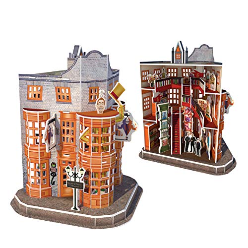 World Brands Tienda de Articulos de Broma Weasley's de Harry Potter, Cubic Fun, puzle, rompecabezas, maquetas para montar, puzzles 3D, kit de construcción, multicolor DS1007H