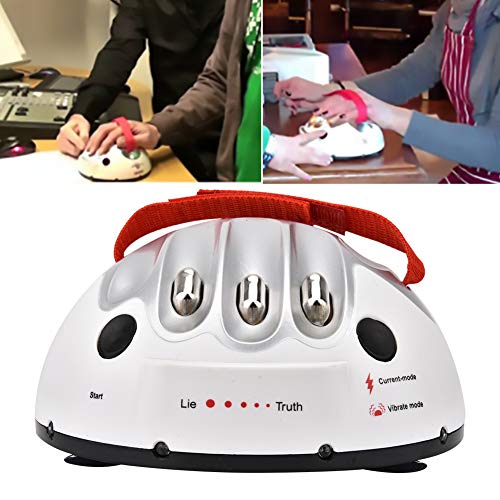 wosume Detector de mentiras, Juego de Mesa de Juego Finger Shock Probador de polígrafo de Juego de Verdad o desafío, Juguete de Dedo para Fiestas para Beber