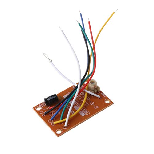 WOWOWO 4CH RC Control Remoto 27MHz Circuito PCB Transmisor y Placa receptora con Sistema de Radio de Antena para Coche, camión de Juguete