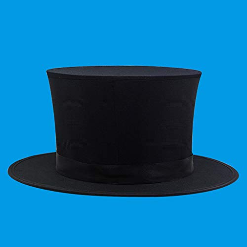 WOWOWO Sombrero de Copa Plegable Negro Trucos de Magia de Primavera Suministros Esenciales Accesorios de Escenario