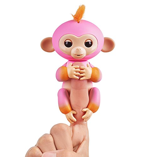 Wowwee 3725 Dedos lings Monito Summer, Color Rosa/Naranja