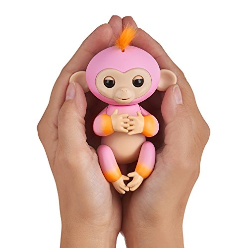 Wowwee 3725 Dedos lings Monito Summer, Color Rosa/Naranja