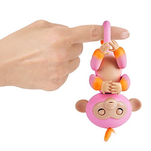 Wowwee 3725 Dedos lings Monito Summer, Color Rosa/Naranja