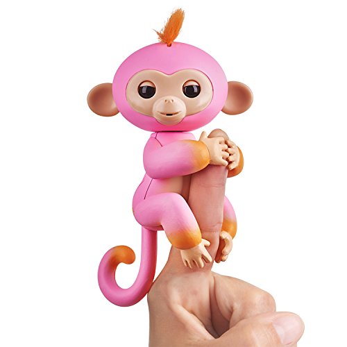 Wowwee 3725 Dedos lings Monito Summer, Color Rosa/Naranja