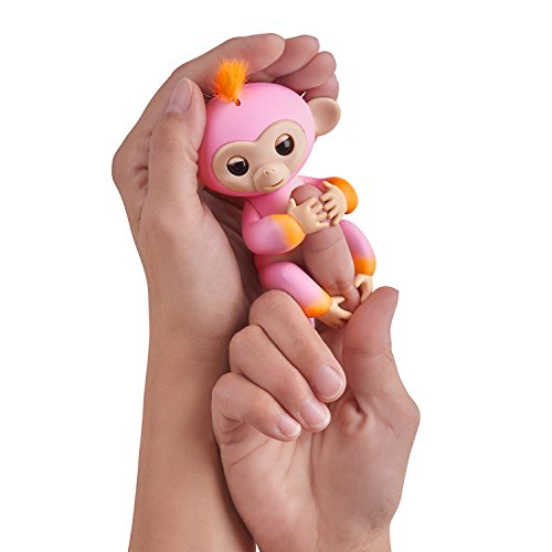 Wowwee 3725 Dedos lings Monito Summer, Color Rosa/Naranja