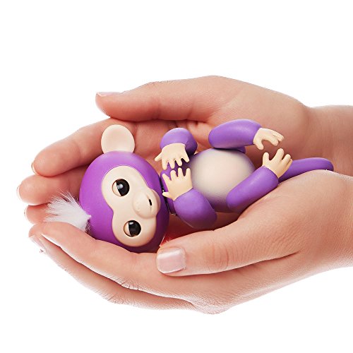 WowWee - Fingerlings Interactivo bebé mono, Púrpura (3704) , color/modelo surtido