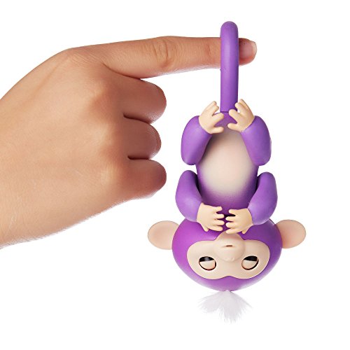 WowWee - Fingerlings Interactivo bebé mono, Púrpura (3704) , color/modelo surtido