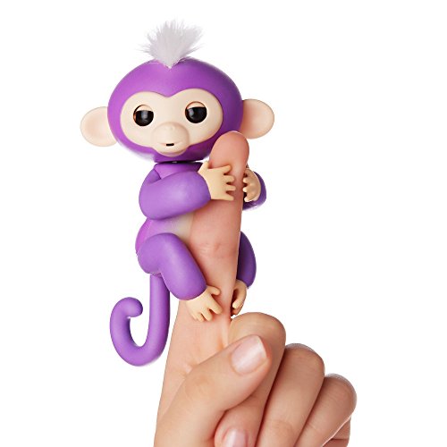 WowWee - Fingerlings Interactivo bebé mono, Púrpura (3704) , color/modelo surtido