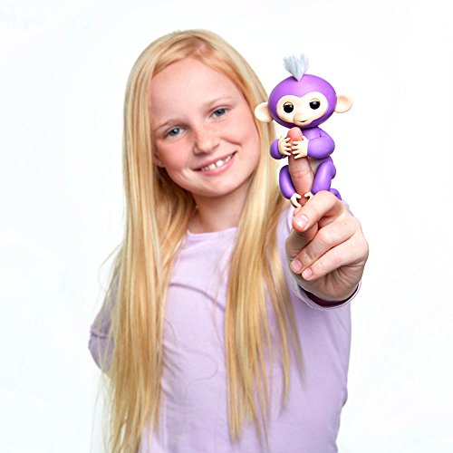 WowWee - Fingerlings Interactivo bebé mono, Púrpura (3704) , color/modelo surtido