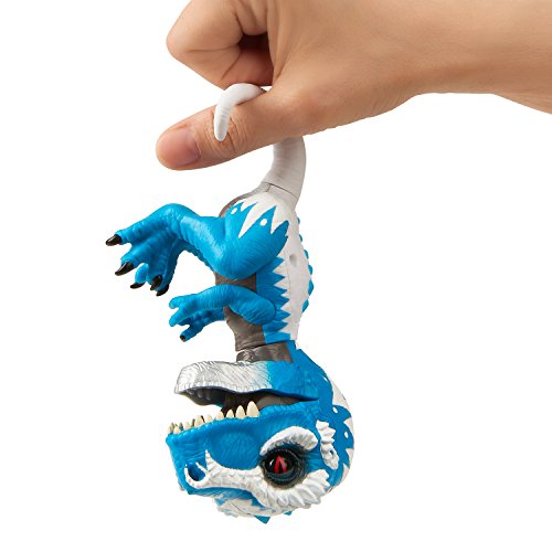 WowWee- Ironjaw Fingerlings T-Rex, Color azul (3785) , color/modelo surtido