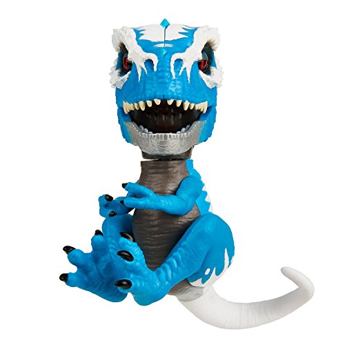 WowWee- Ironjaw Fingerlings T-Rex, Color azul (3785) , color/modelo surtido