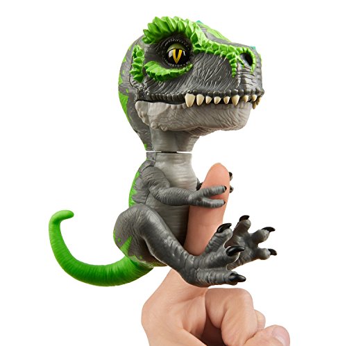 Wowwee- Tracker Fingerlings T-Rex, Color verde/gris (3788) , color/modelo surtido