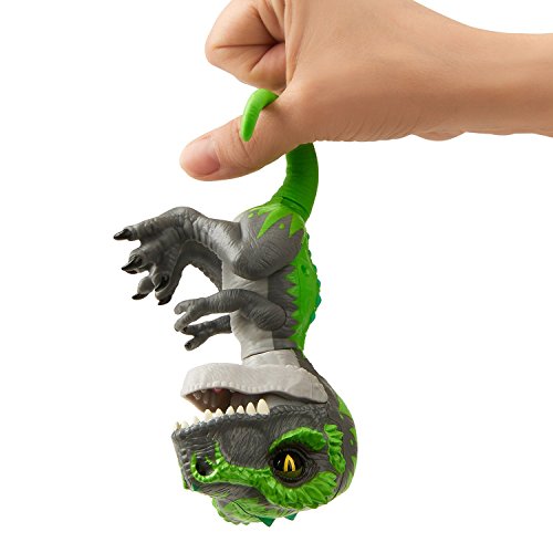 Wowwee- Tracker Fingerlings T-Rex, Color verde/gris (3788) , color/modelo surtido