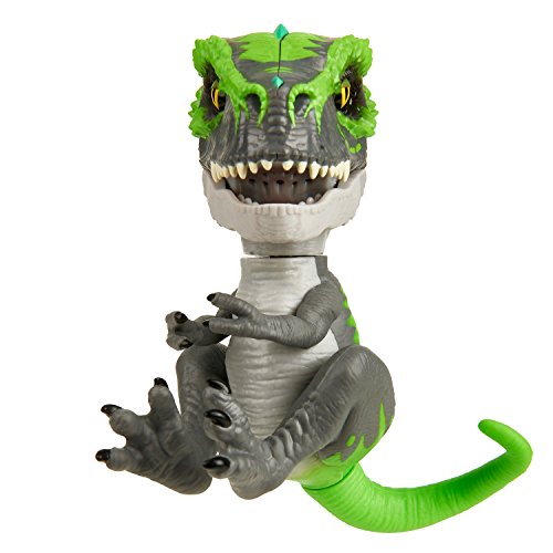 Wowwee- Tracker Fingerlings T-Rex, Color verde/gris (3788) , color/modelo surtido