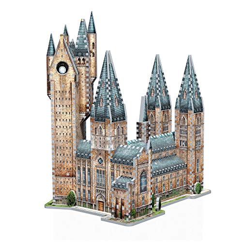 Wrebbit 3D-La Torre de la Astronomía de Hogwarts Harry Potter Puzzle 3D, Multicolor (W3D-2015)