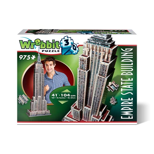 Wrebbit-el Empire State Puzzle 3D, Multicolor (W3D-2007)