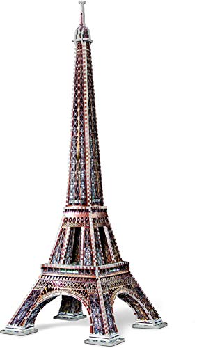 Wrebbit-la Torre Eiffel Puzzle 3D, Multicolor (W3D-2009)