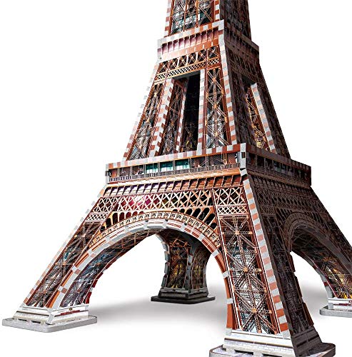 Wrebbit-la Torre Eiffel Puzzle 3D, Multicolor (W3D-2009)